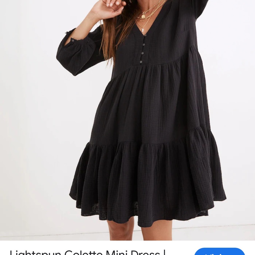Madewell Lightspun Colette Mini Dress
